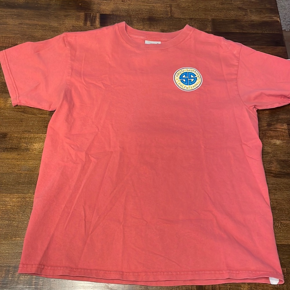 Girls L simply southern tee